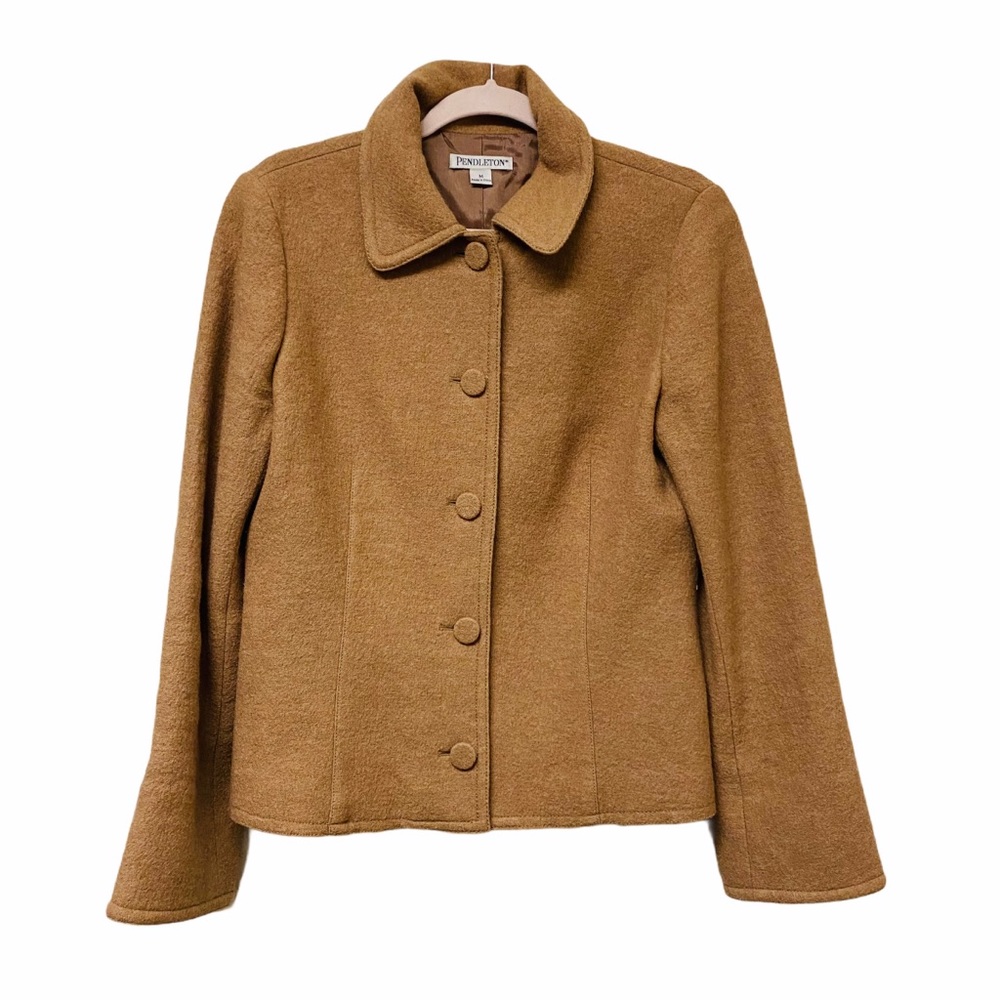 Pendolton Wool Button Front Blazer Coat Jacket